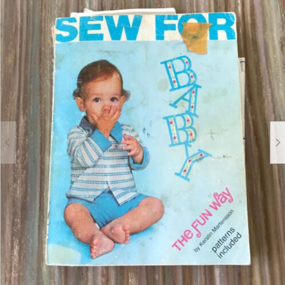 1979 Sew for Baby Fun Way Kwik Sew's Sewing Pattern Book by Kerstin Martensson - Picture 1 of 5